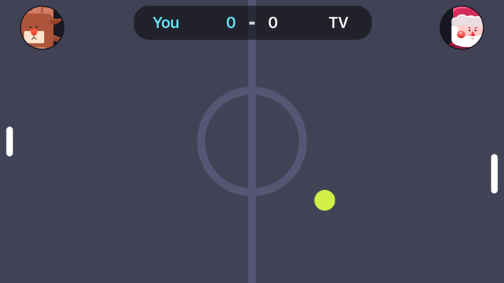 Screenshot #3 pour Cartoon Air Hockey - Ping Pong Game
