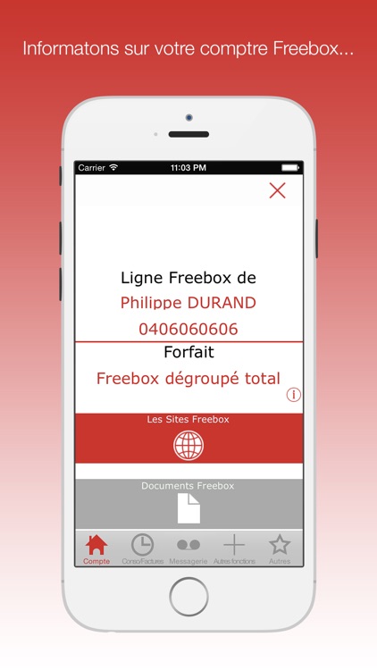 Mon compte Freebox : votre compagnon pour le suivi conso & messagerie free screenshot-4