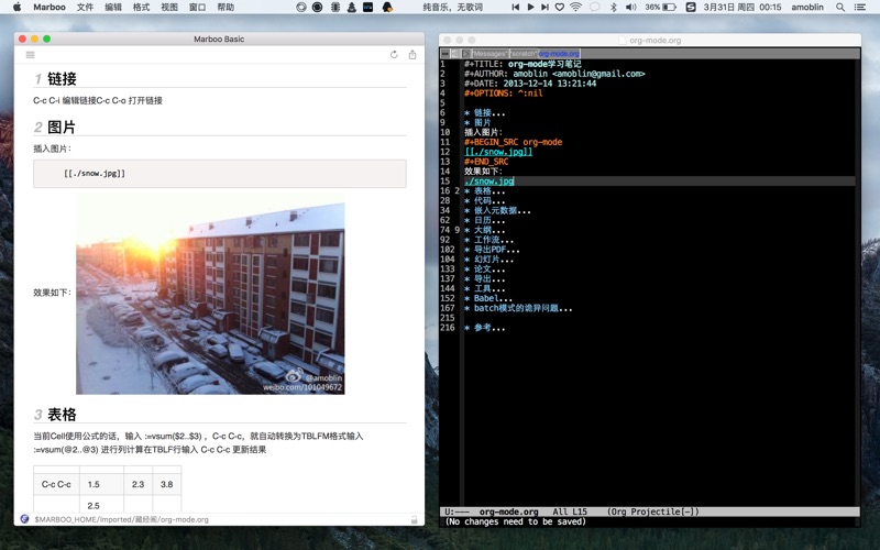 Marboo screenshot