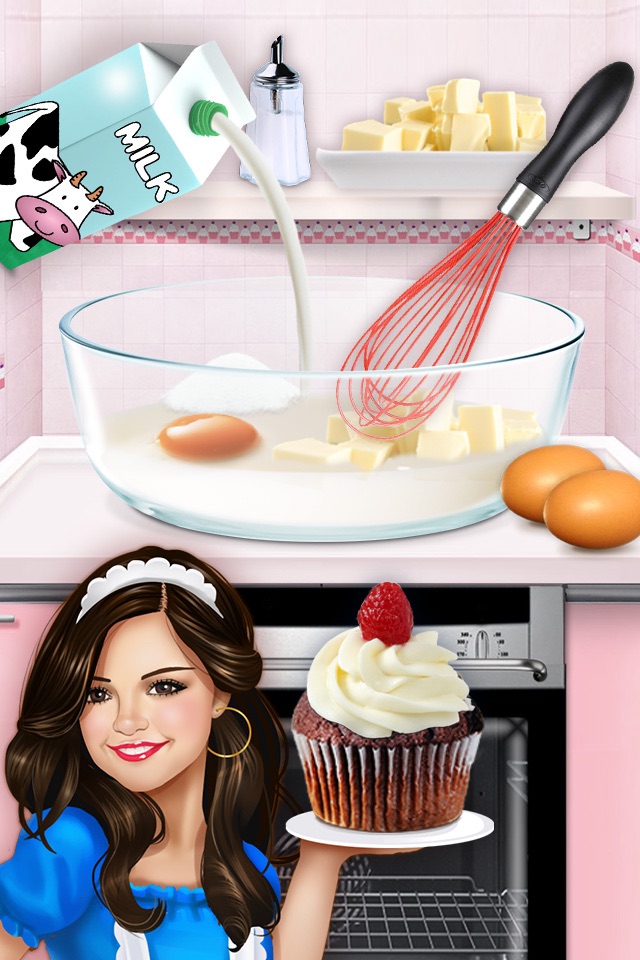 Cupcakes Maker - celebrity cooking! screenshot 2