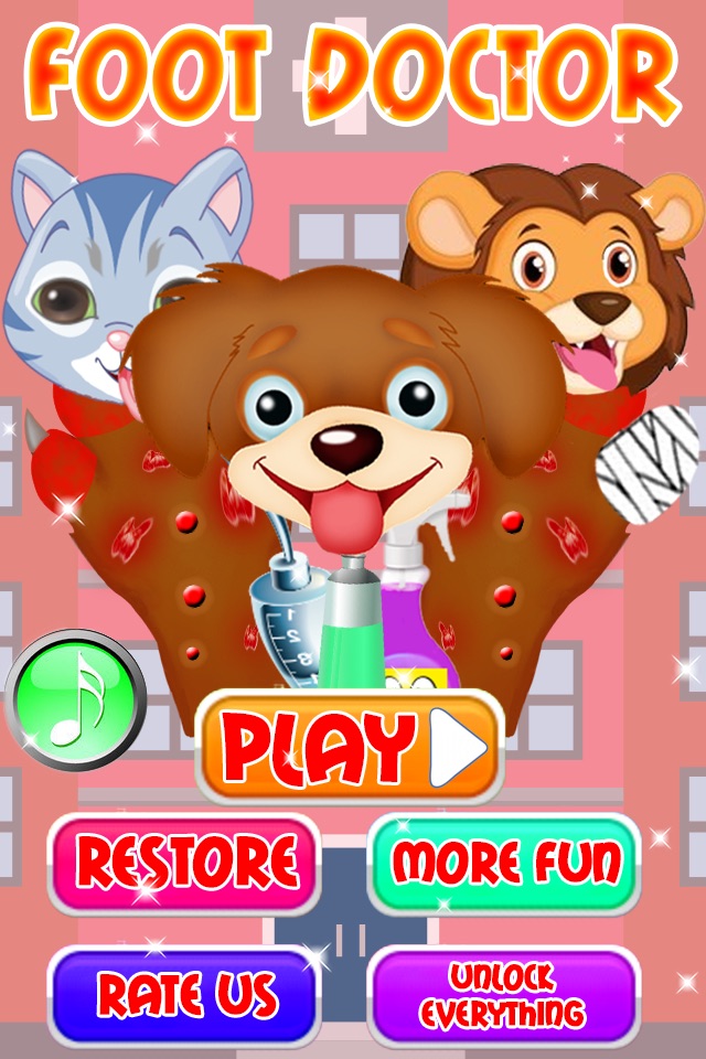 Baby Pet Foot Doctor Girl Game screenshot 4