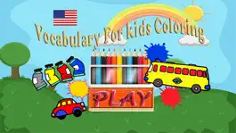 Game screenshot Coloring Book Vocabulary for children hack
