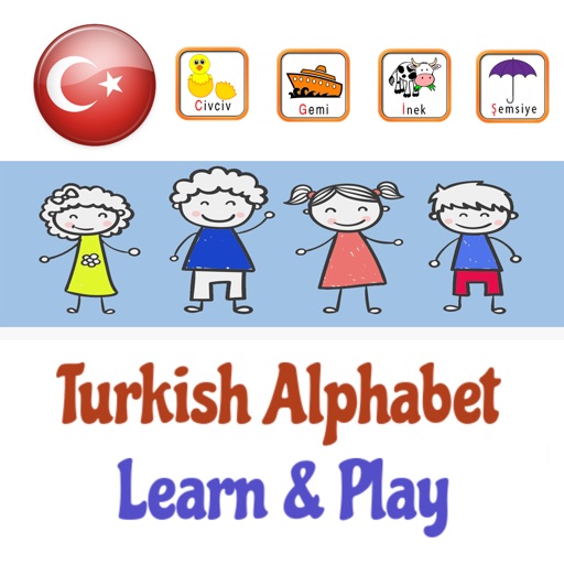 Learn Turkish Alphabet for Kids Icon