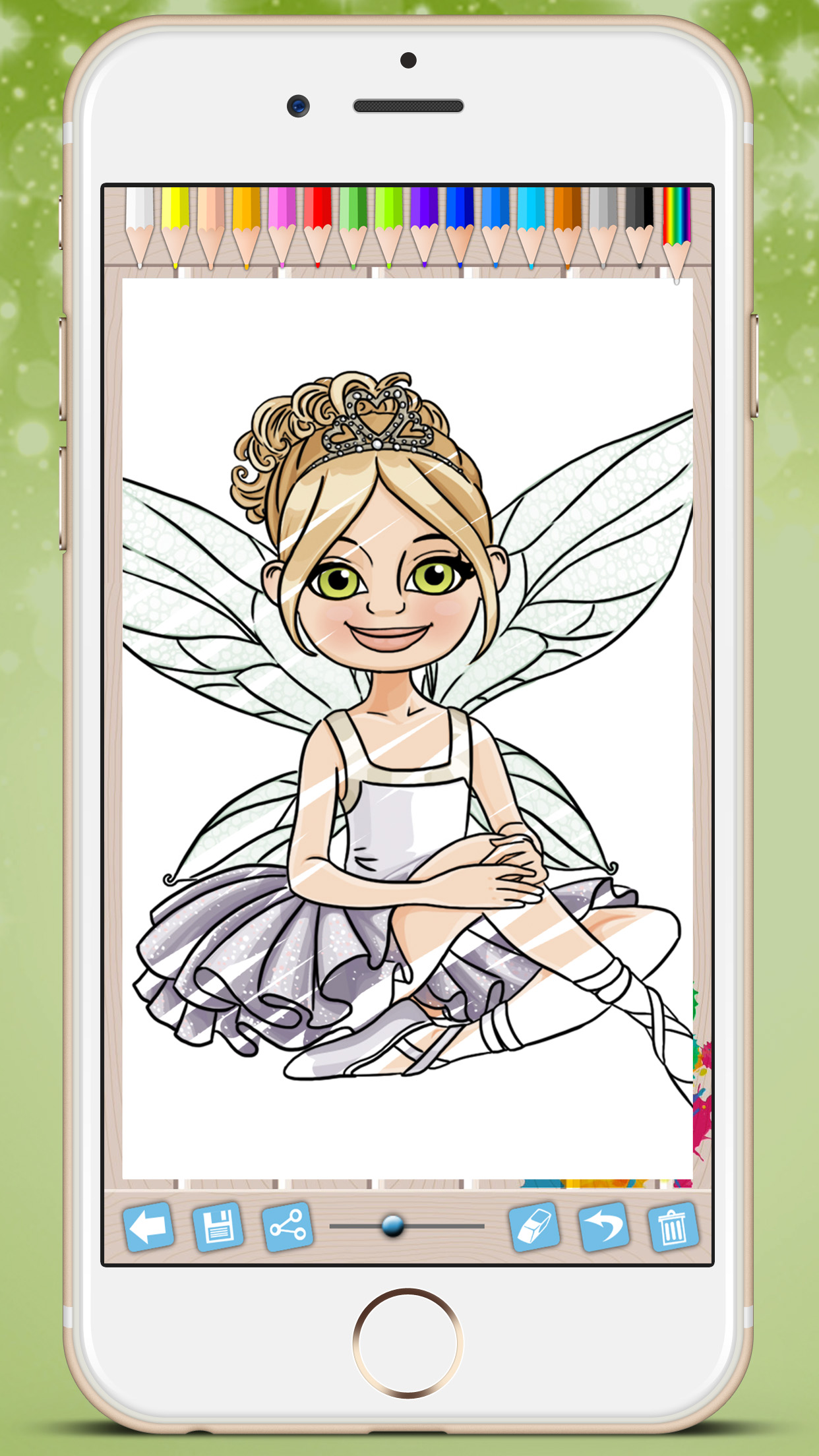 Fairies Coloring Book - Paint princesses tales screenshot 5