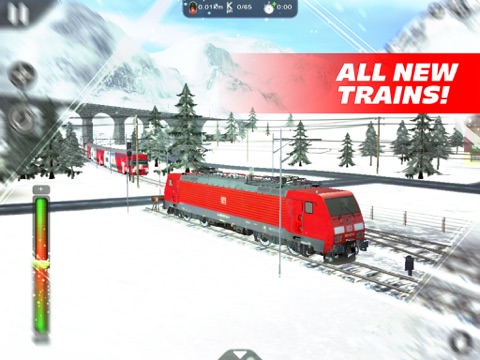 Screenshot #6 pour Train Driver Journey 8 - Winter in the Alps