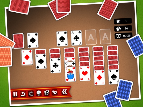 Solitaire Klondike iPad screenshot