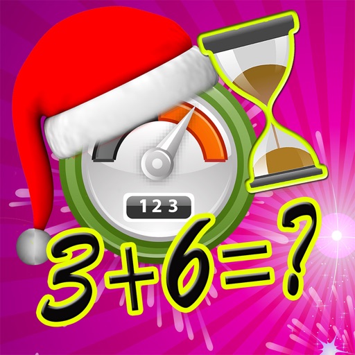 Santa Quick Math time for kids games icon