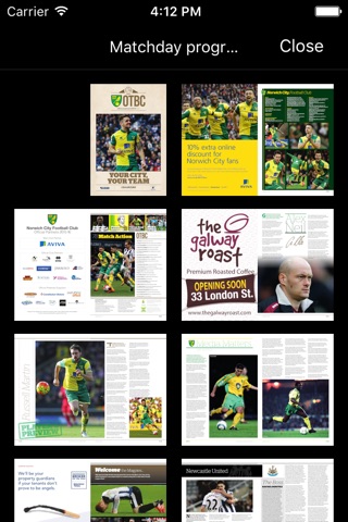 Norwich City Matchday Programmes screenshot 3