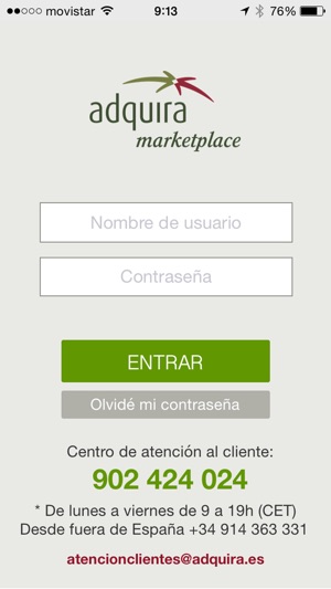 Adquira Marketplace Mobile