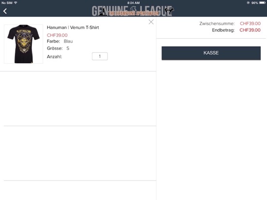 Genuine League Sportswear iPad screenshot