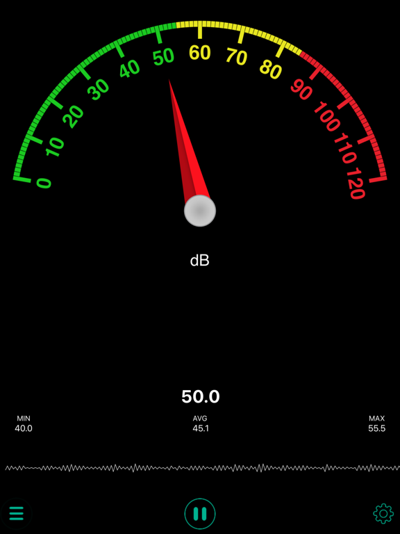 Screenshot #2 for Sound Meter SE - Noise Power Level and Decibel Meter