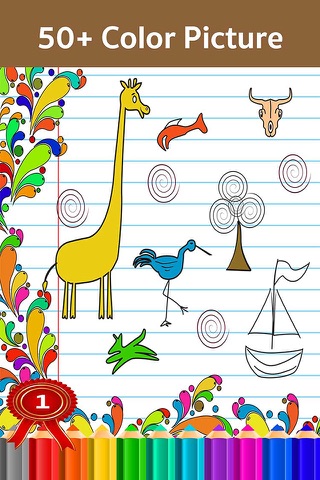 Animal Coloring Picture Book Pages for Kids and Preschool Toddler Game screenshot 3