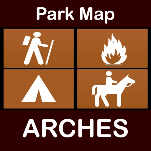 Arches National Park : GPS Hiking Offline Map Navigator icon