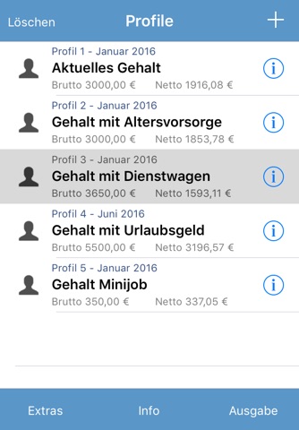 Nettolohn 2016 für iPhone screenshot 2