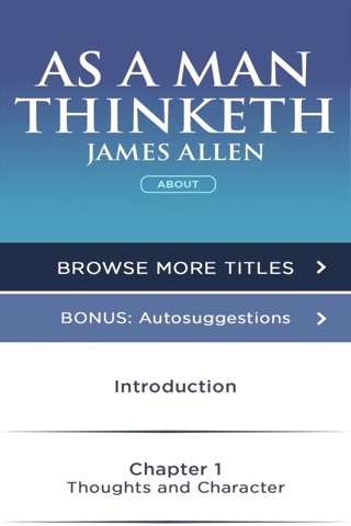As A Man Thinketh Meditations By James Allen screenshot 2