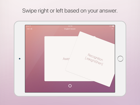 Screenshot #4 pour iKnow - Flashcard memory game tool