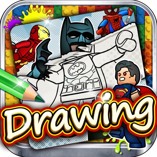 Drawing Desk Draw and Paint Coloring Book - 