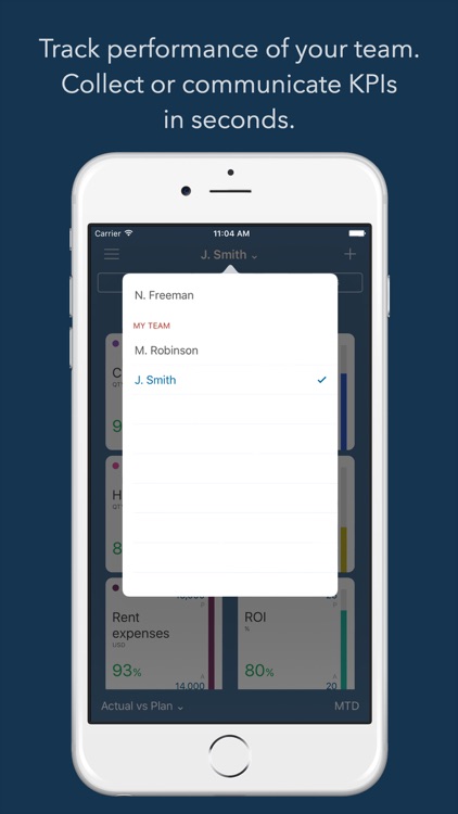 HandyKPI - KPI Dashboard to control business performance, KPIs & metrics in a team screenshot-3
