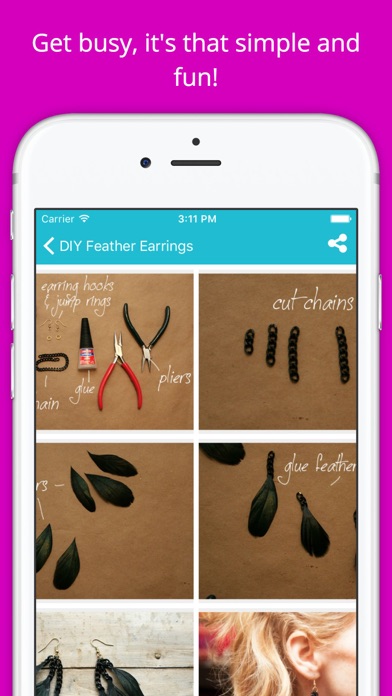 DIY Accessories Project Ideas iPhone screenshot