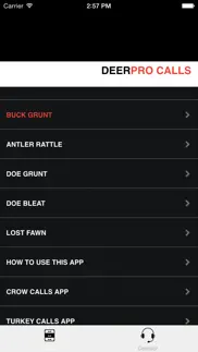 deer calls & deer sounds for deer hunting - bluetooth compatible iphone screenshot 1