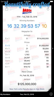 mega millions results by saemi iphone screenshot 1