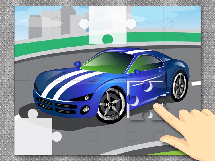 Sports Cars & Monster Trucks Jigsaw Puzzles : free logic game for toddlers, preschool kids and little boys