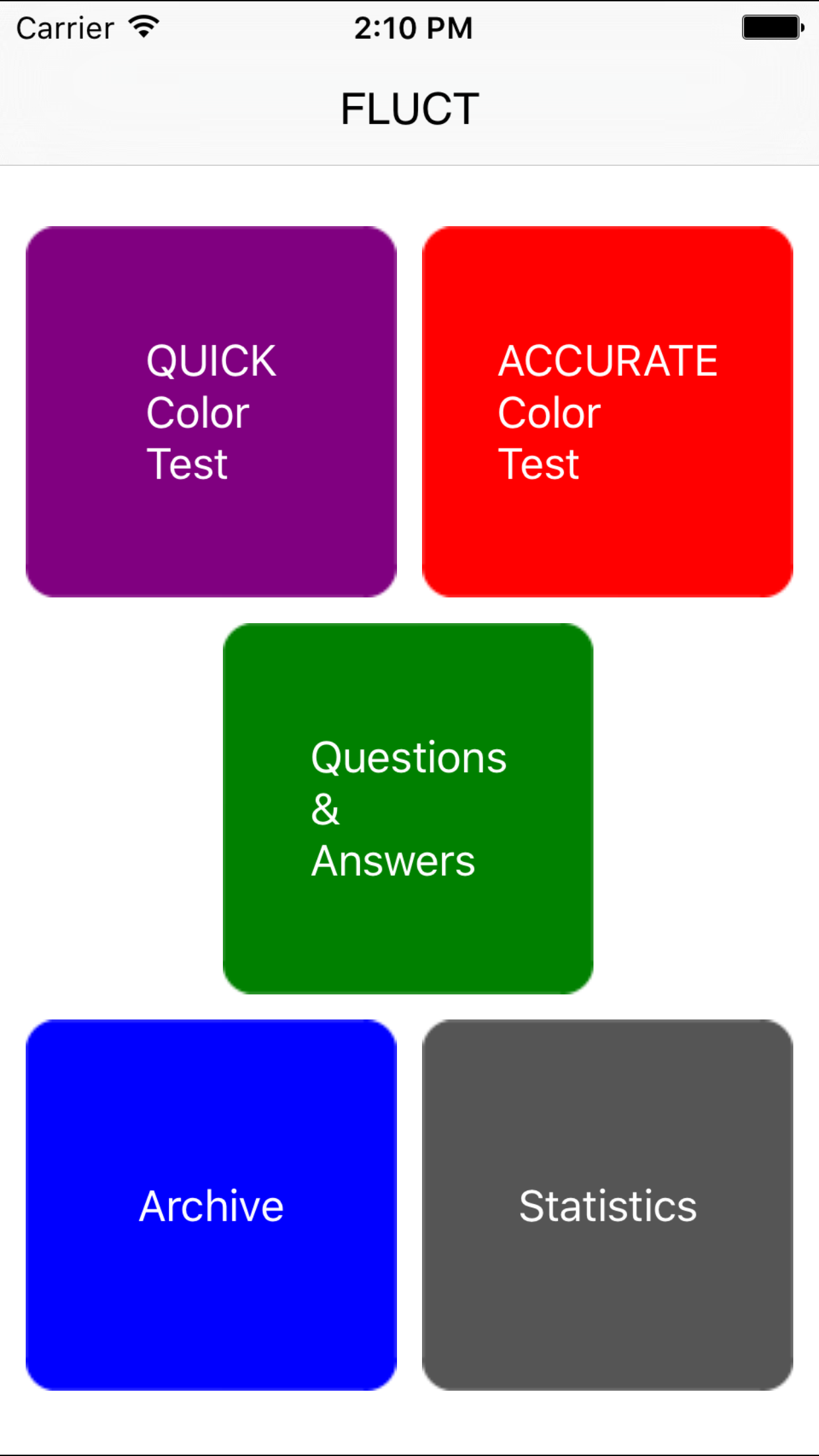 FLUCT - Full Color Personality Test