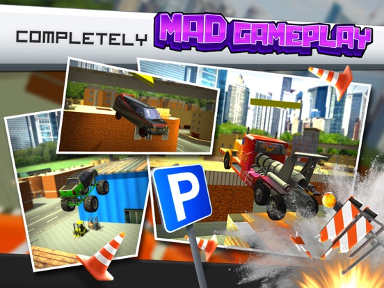 Ridiculous Parking Simulator Auto Race Spelletjes Gratis iPad app afbeelding 4