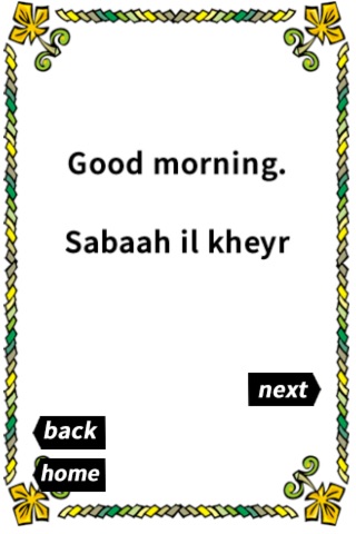 Egyptian Traveller's Phrases screenshot 2