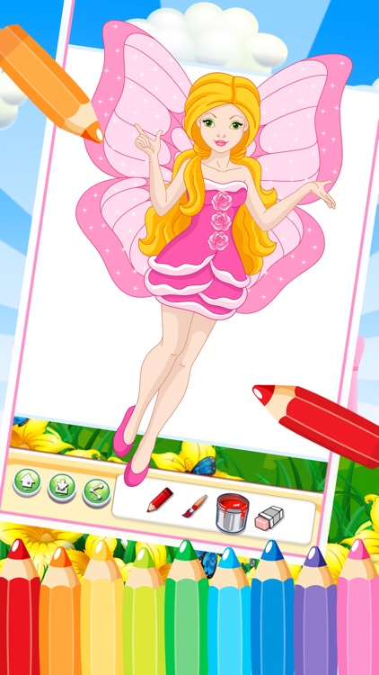 princess printable coloring pages free for kids screenshot-3