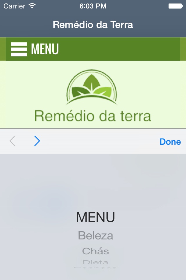 iPhone screenshot