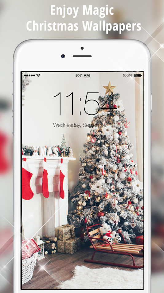 Xmas Themes for iOS 9 - Magic Christmas Wallpapers with Santa Claus & New Year - 1.0 - (iOS)