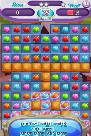 Wild Wolf Pet Candy Hunter Color Match Pop Game screenshot 2