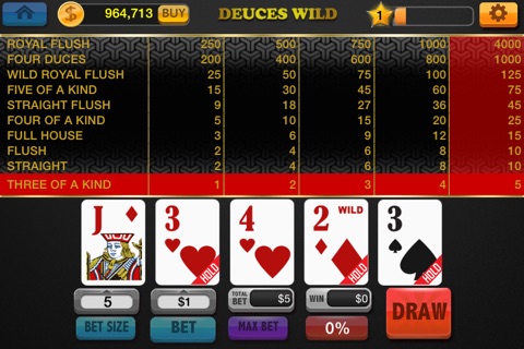 Video Poker VIP (Amercian Casino Style!) screenshot 4
