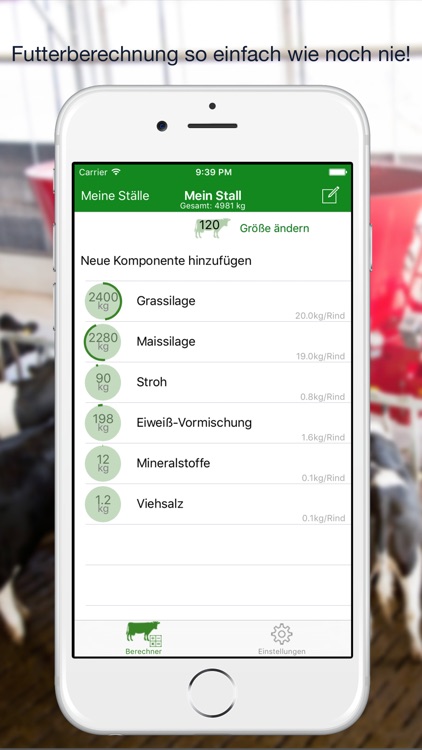 FeedSync - Futterberechnung für Ihr Rind