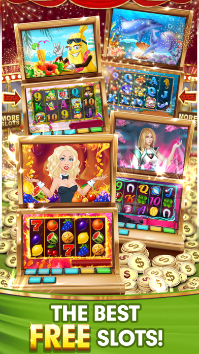 Screenshot #1 pour Slots - Spins & Fun: Jouer gratuitement aux machine à sous dans notre casino en ligne et gagner le jackpot tous les jours!