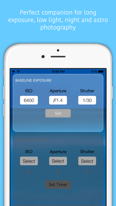 Screenshot #1 pour LongShot - Long Exposure, Low Light, Night and Astro Photography Tool