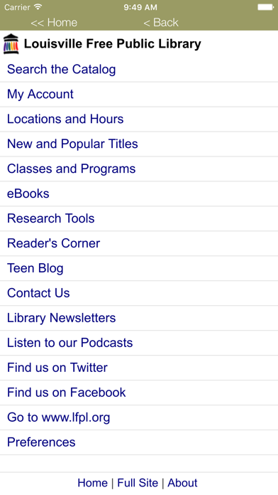 Screenshot #1 pour LFPL Mobile