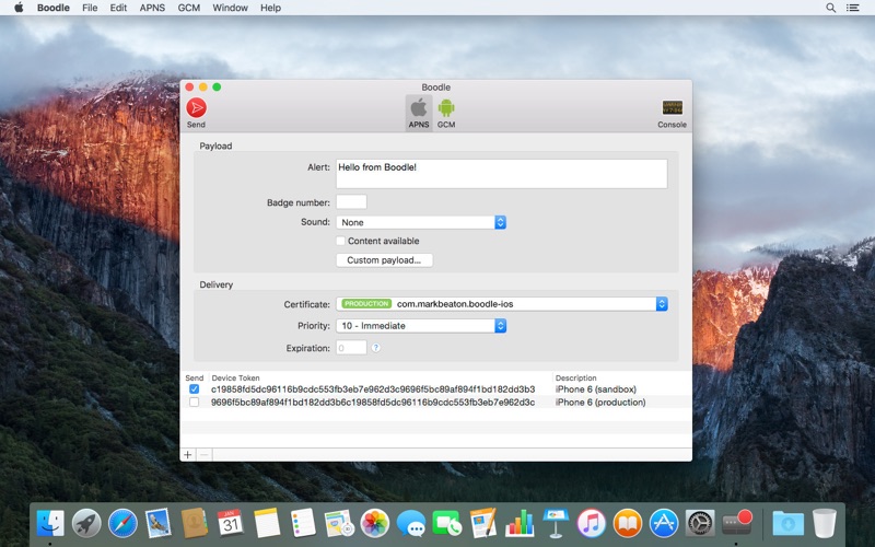 Boodle screenshot