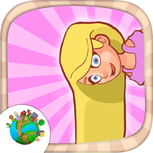 Rapunzel - fun princess mini games for girls icon