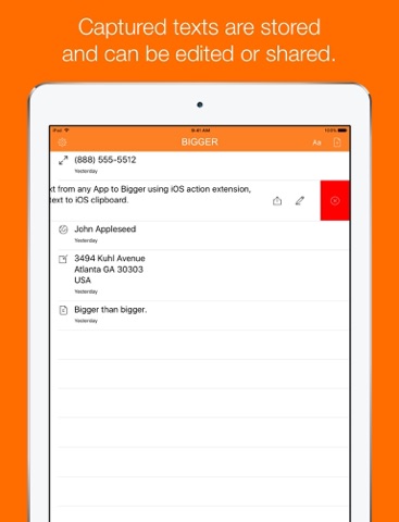 Screenshot #5 pour Bigger - Large Text Display