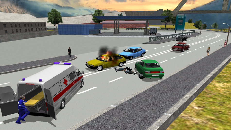 #3. Ambulance Simulator 3D (iOS) 由: LIMANSKYGAMES LTD