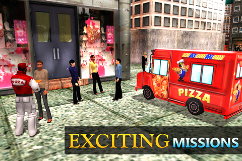 Pizza Delivery Van Simulator – fast food truck driver simulation game screenshot 3