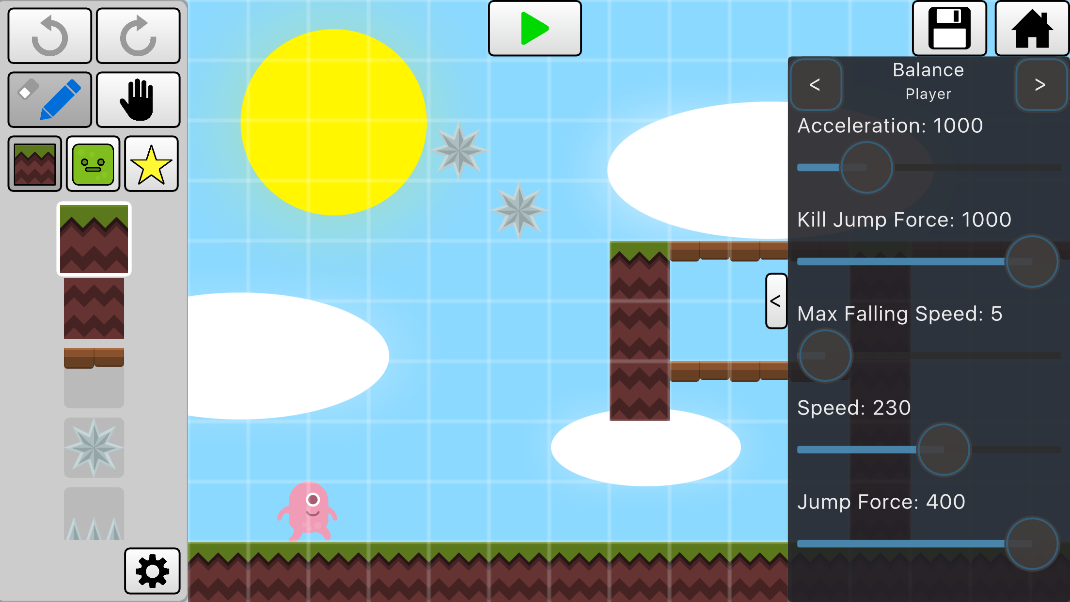 V-Play Level Editor for Platformers screenshot 3