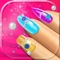 Nail Fairy Tale for Girls – Princess Nails Makeover with Glamorous Designs in Manicure Salon