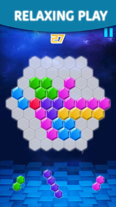 Hexagon Block - Tetra Puzzle Game Freeのおすすめ画像3