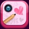 Valentine's Day Doodles – Draw on Pics and Add Heart Stickers for the Romantic Holiday