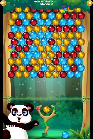 Panda Forest Bubble Pop Shooter - Ball Snoopy Pandas screenshot 2