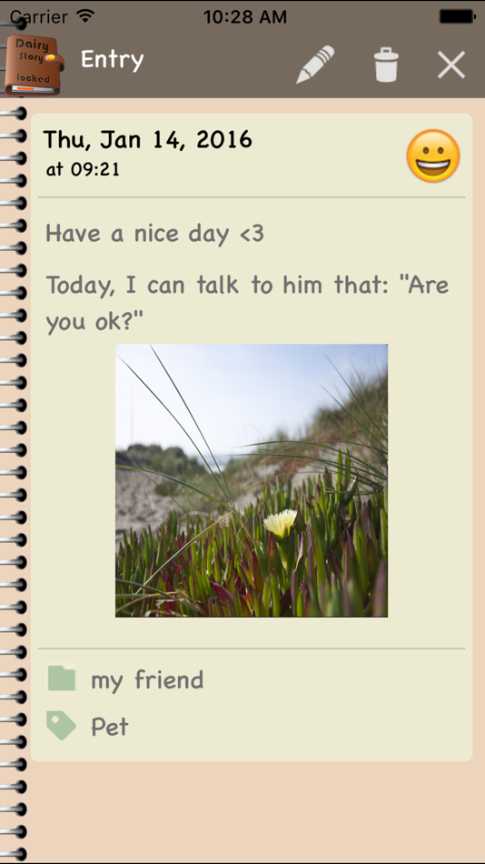 #2. Diary Locked (iOS) Podle: VINICORP JSC.