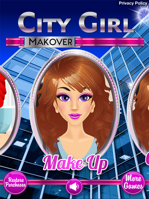 Screenshot #4 pour City Girl Makeover - Makeup Girls Spa & Kids Games